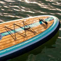 11' Yacht Hopper Teak/Blue/Mint